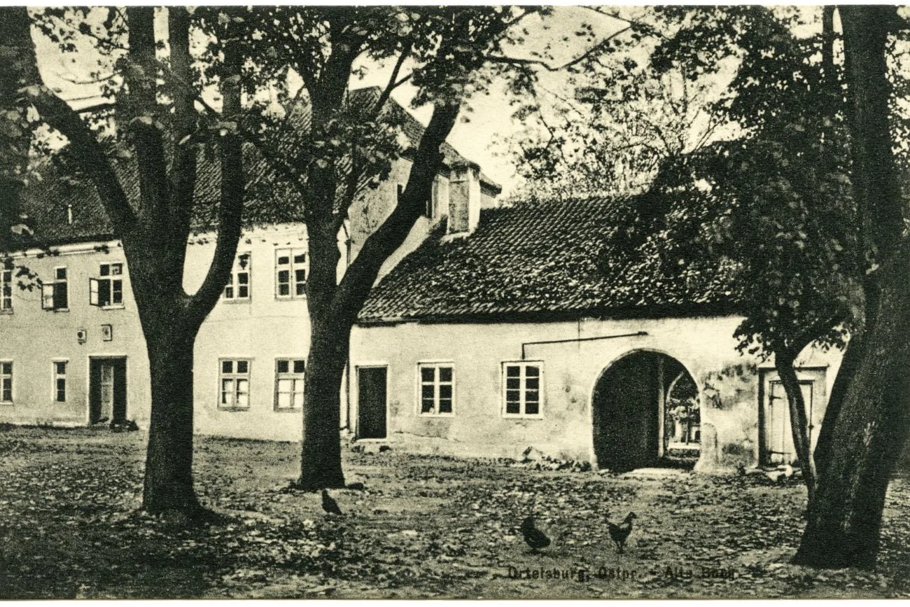 Widok podzamcza od strony północno-wschodniej. Lata 20 XX w.