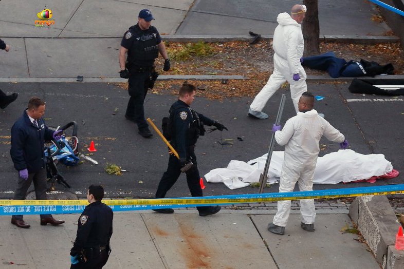 W atku terrorystycznym w Nowym Jorku zginęło 8 osób, a 11 zostało rannych.