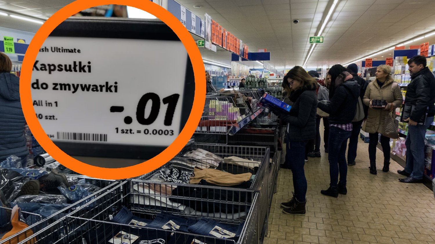 Lidl sprzedawał rzeczy za 1 grosz. To nie promocja a błąd cenowy