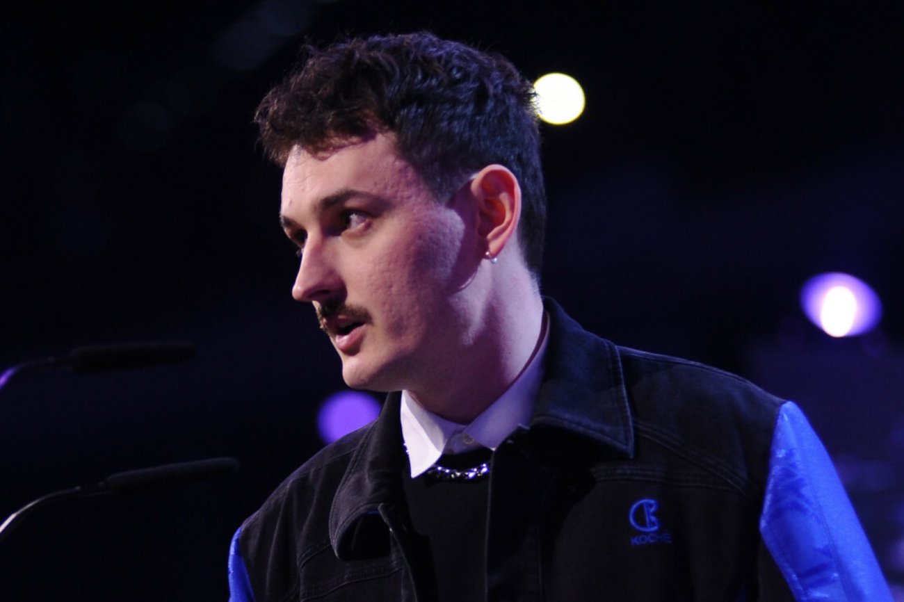 Dawid Podsiadło w dodatku "Widmo wolności" do gry "Cyberpunk 2077".