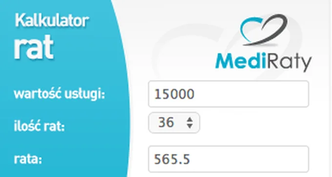 Kliniki oferują klientom specjalny system kredytowania, dzięki któremu można pokryć koszty zabiegu wycenionego nawet na 50 tysięcy złotych.