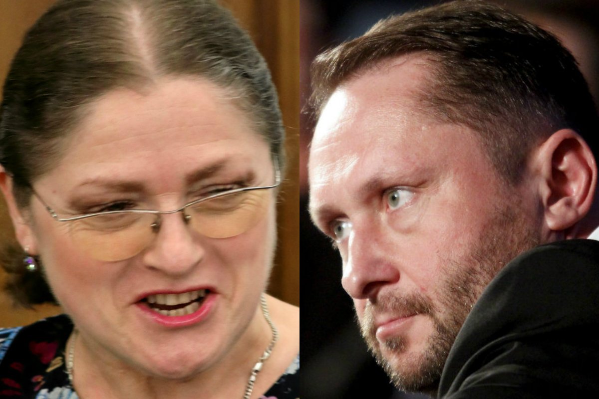 Krystyna Pawłowicz i Kamil Durczok pokłócili się na Twitterze. Poszło o wynagrodzenia dla pracowników, ale oboje radykalnie odbiegli od tematu.