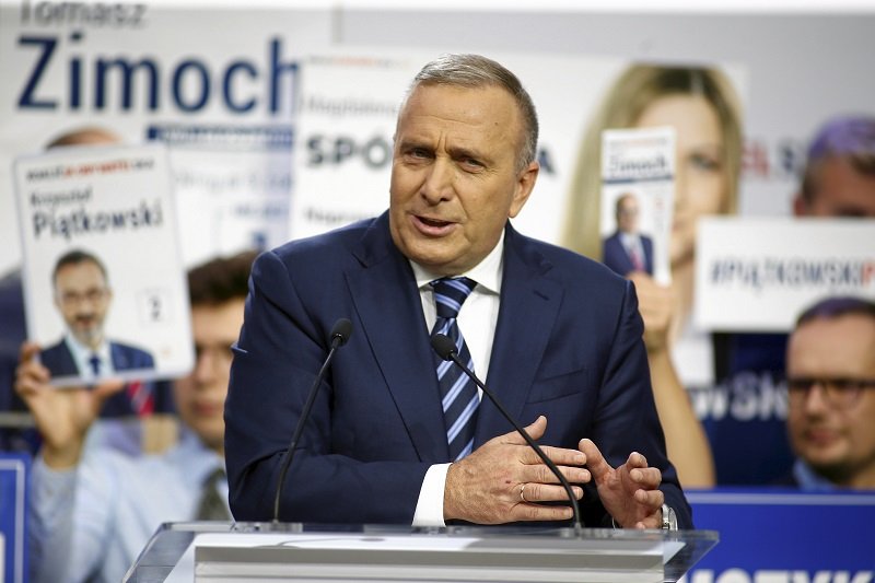 Grzegorz Schetyna pokazał zdjęcie z Donaldem Tuskiem w Brukseli.