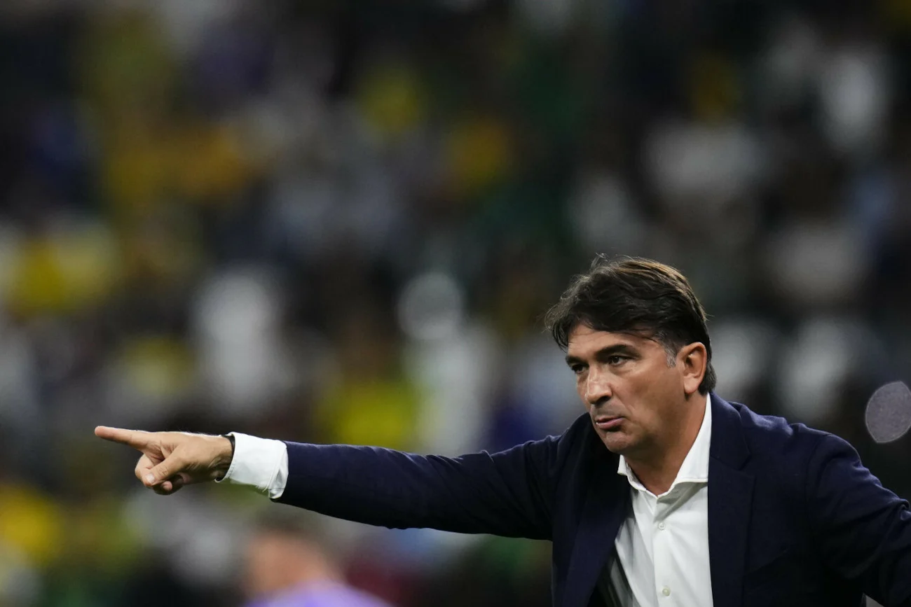 Trener Zlatko Dalić w sobotę może po raz drugi wprowadzić Chorwację na podium piłkarskich MŚ.