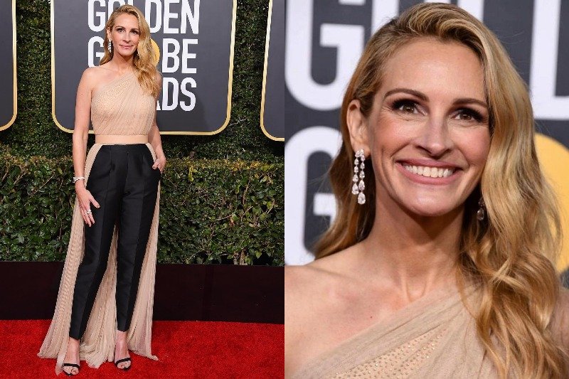 Julia Roberts zrezygnowała z wieczorowej sukni i wybrała eleganckie spodnie