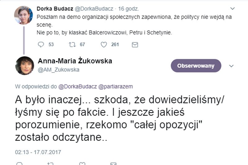 Czołowi politycy obecnej lewicy udowadniają, że dobro partyjnego szyldu jest dla nich ważniejsze niż walka o demokratyczny ustój w ramach zjednoczonej opozycji.