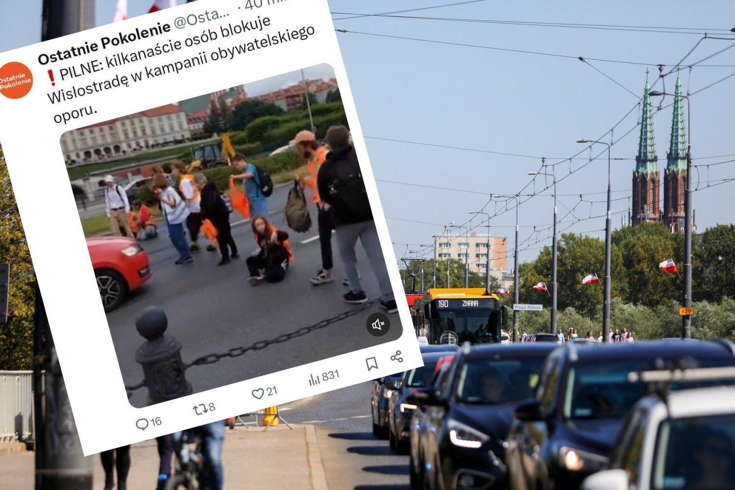 Ostatnie Pokolenie wywołało zamieszanie w Warszawie. Potężna awantura.