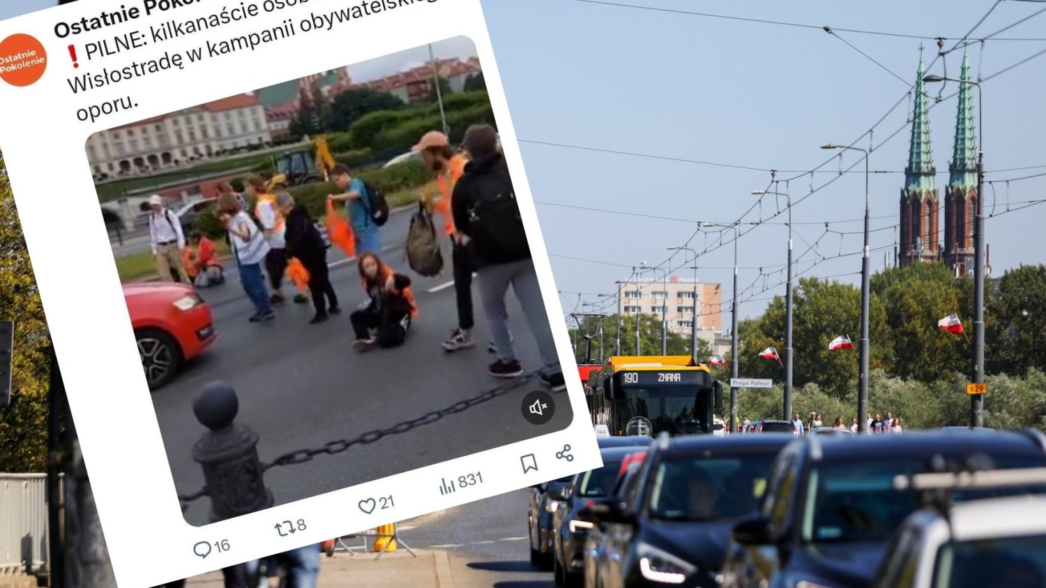 Ostatnie Pokolenie wywołało zamieszanie w Warszawie. Potężna awantura.