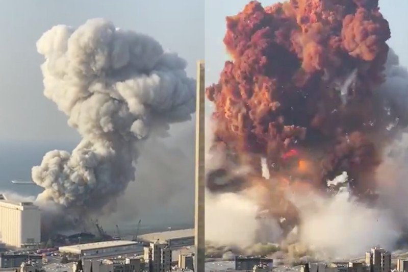 Jedną z wtorkowych eksplozji w Libanie miała spowodować saletra amonowa.