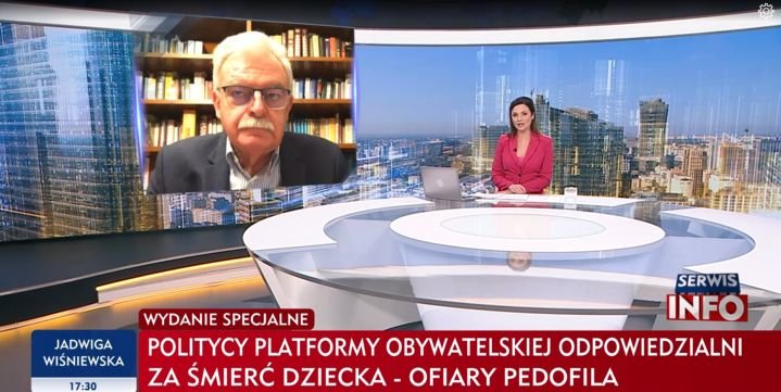 TVP Info oskarża Platformę Obywatelską o przyczynienie się do śmierci Mikołaja Filiksa.