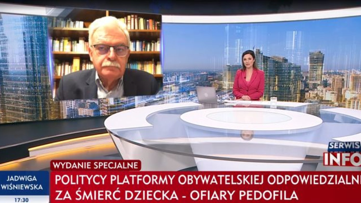 TVP Info oskarża Platformę Obywatelską o przyczynienie się do śmierci Mikołaja Filiksa.