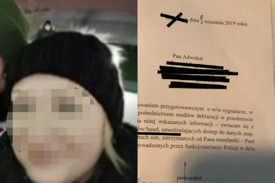 Mała Emi pokazała pismo z prokuratury. Śledczy domagali się od jej adwokata haseł to zrekwirowanego jej wcześniej sprzętu.