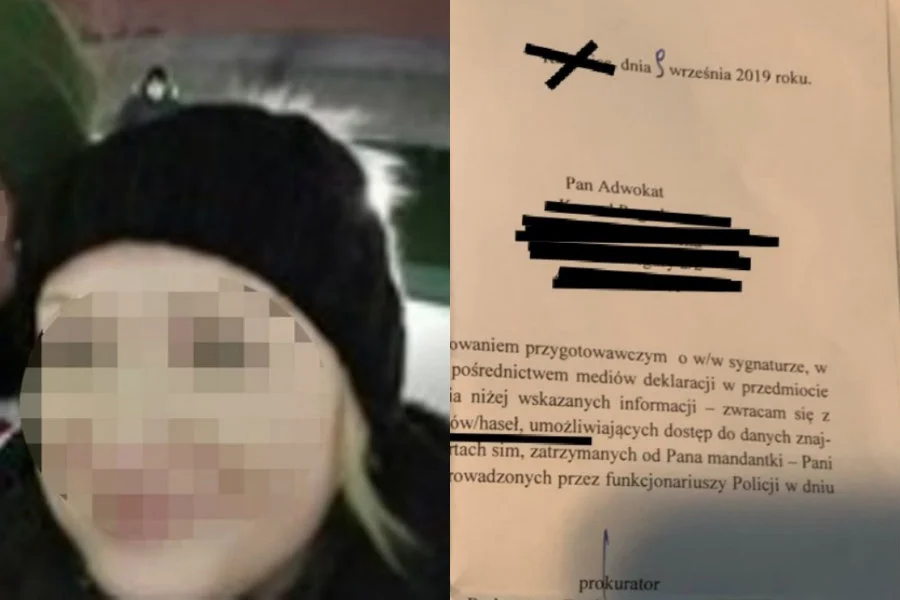 Mała Emi pokazała pismo z prokuratury. Śledczy domagali się od jej adwokata haseł to zrekwirowanego jej wcześniej sprzętu.
