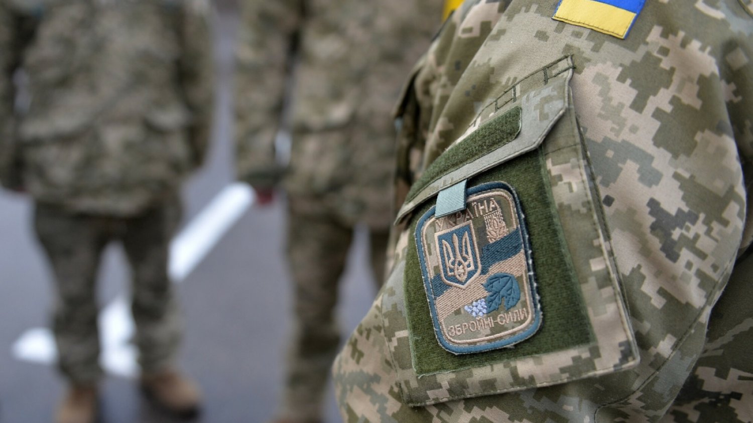 Pełna mobilizacja żołnierzy w Ukrainie.