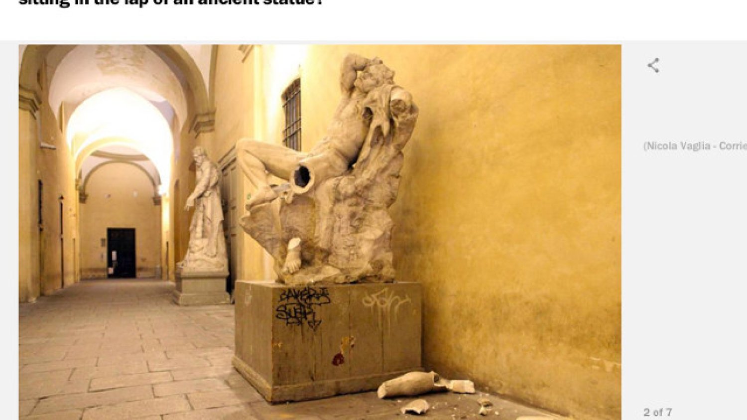 Śpiący Satyr bez lewej nogi