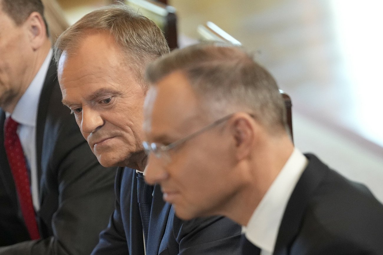 Donald Tusk i Andrzej Duda