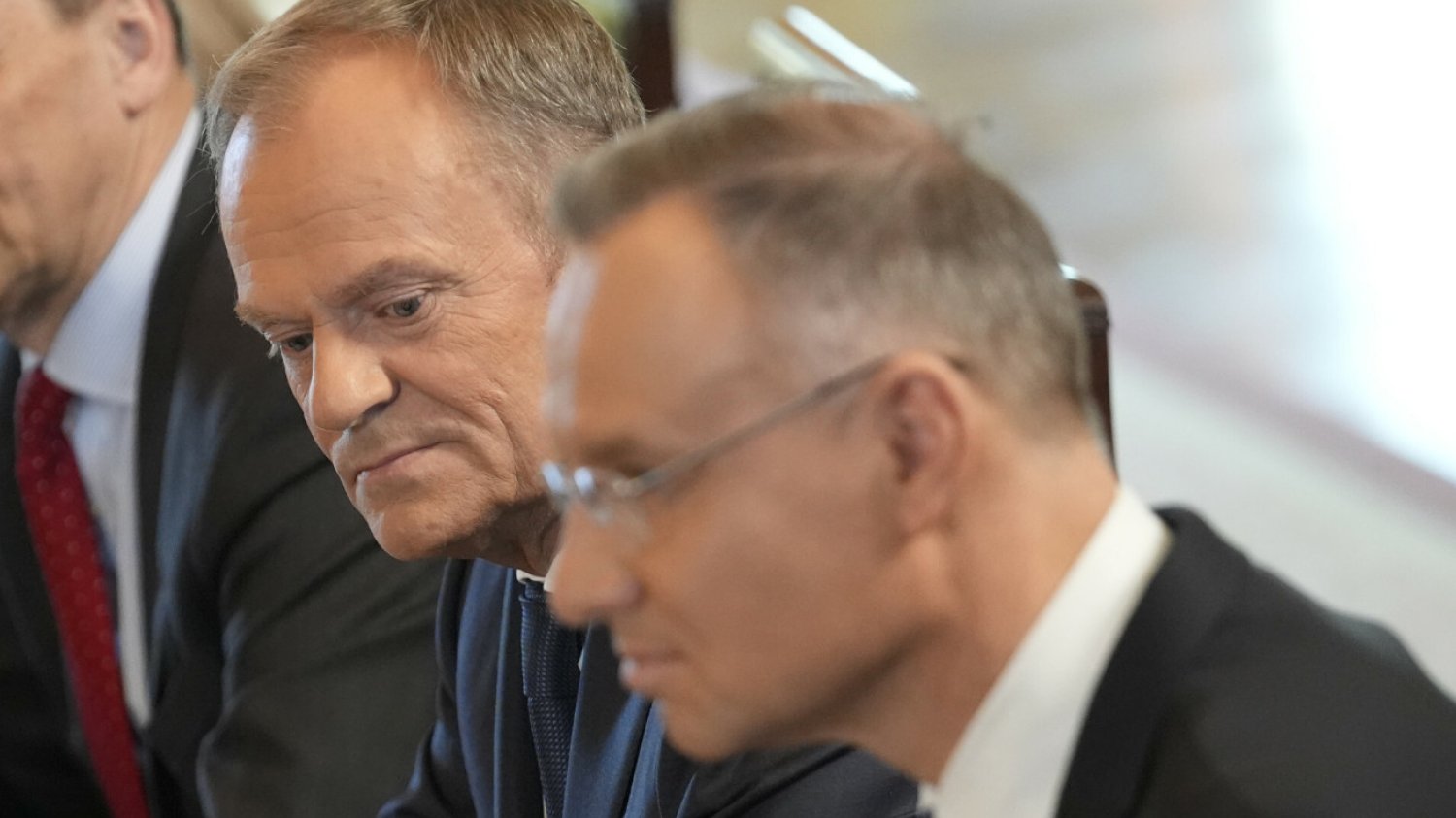 Donald Tusk i Andrzej Duda