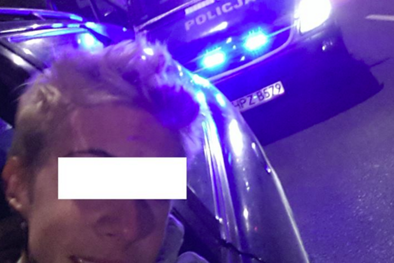 "Najmłodszy polski milioner" znowu kpi z policjantów.