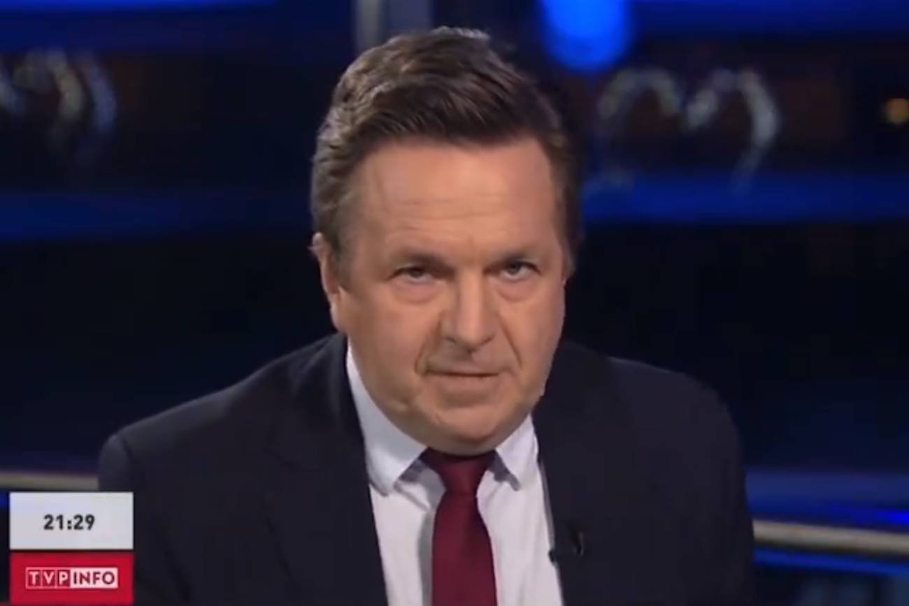 Dziennikarz TVP przerwał program i przeprosił. Niewiarygodne zdania