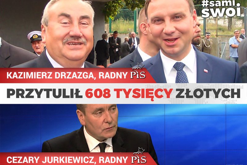 Ludowcy znów uderzają po działaczach PiS, którzy wzięli nagrody akcją #samiswoi.