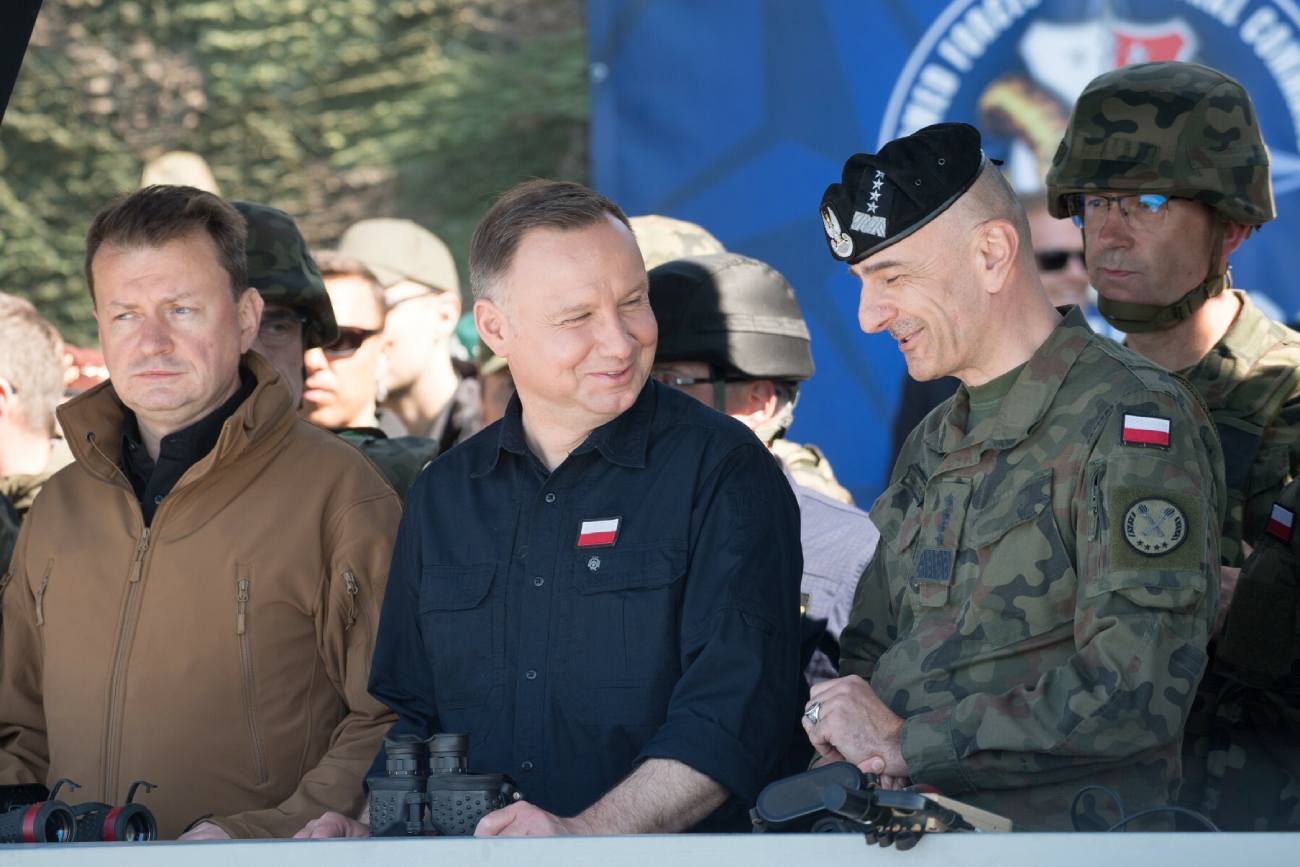 Andrzej Duda, Mariusz Błaszczak, gen. Rajmund Andrzejczak gen. Tomasz Piotrowski