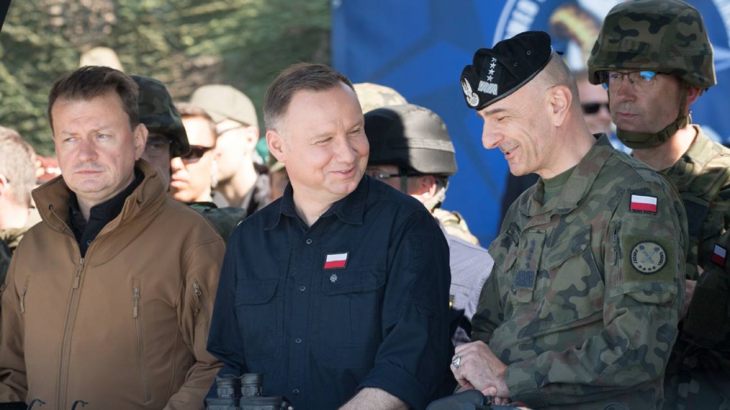 Andrzej Duda, Mariusz Błaszczak, gen. Rajmund Andrzejczak gen. Tomasz Piotrowski