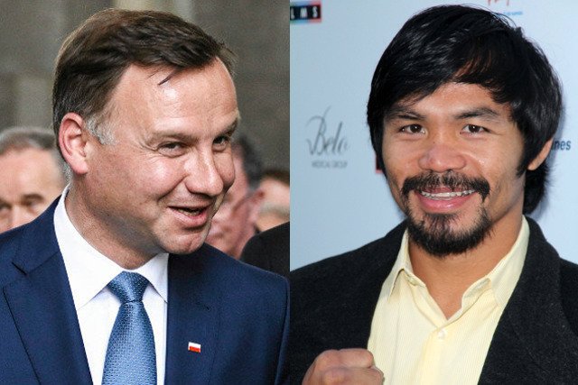 Manny Pacquiao chce poznać osobiście Andrzeja Dudę