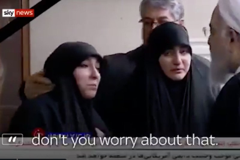 Córka gen. Kassema Sulejmaniego pyta prezydenta Iranu, kto zemści się za krew jej ojca.