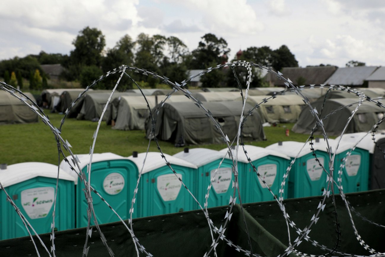 Baza wojskowa w Nowym Dworze na Podlasiu, w pobliżu Usnarza Górnego