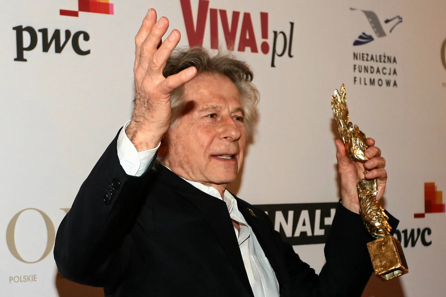 Roman Polański wziął udział w Ceremonii Polskich Nagród Filmowych Orły 2018.