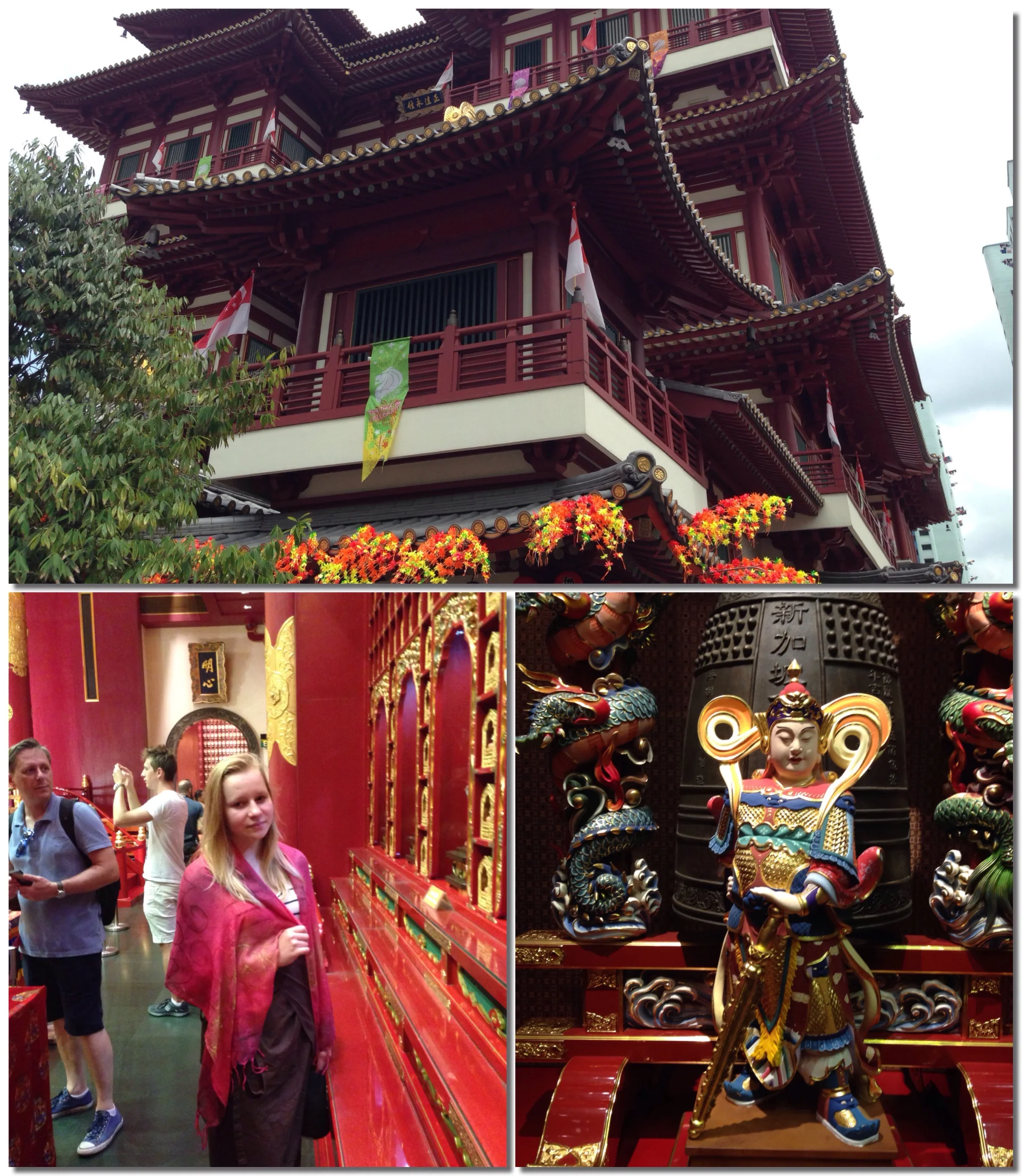 Świaątynia Buddha Tooth Relic. Singapur.