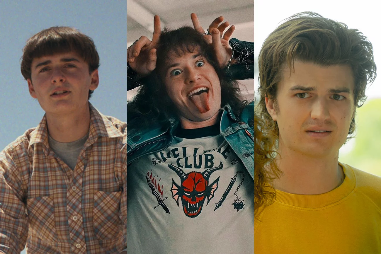 Kto zginie w finale 4. sezonu "Stranger Things"? Typy redakcji naTemat Will Byers (Noah Schnapp), Eddie Munson (Joseph Quinn) i Steve Harrington (Joe Keery) w 4. sezonie "Stranger Things").