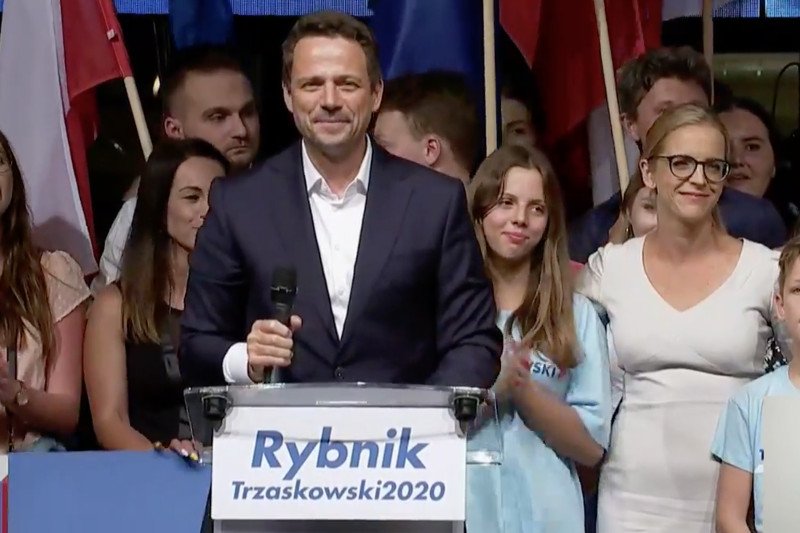 Rybnik: Finał kampanii Rafała Trzaskowskiego.