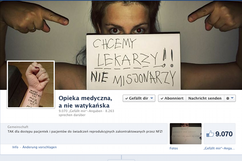 O wyszukiwarce lekarzy "Szukaj szamana", poinformował fanpage "Opieka medyczna, a nie watykańska".