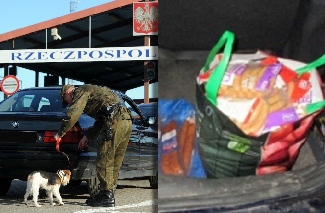 Kaliningrad. Skonfiskowano 20 kg kiełbasy, którą mężczyzna chciał przewieźć z Polski