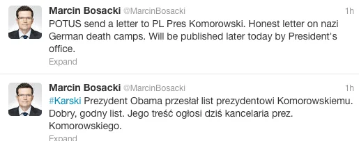 Rzecznik MSZ o liście Obamy