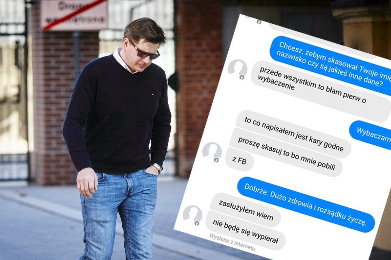 "Może trzeba, byś jeszcze jedno dziecko stracił". Chajzer wygrał z kolejnym hejterem. Błagał o wybaczenie, bo go pobili.