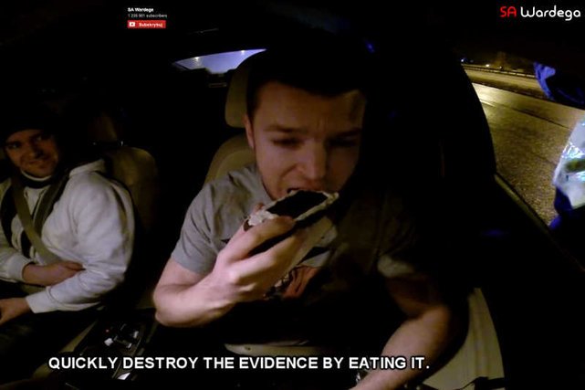 Policja odpowiada SA Wardędze.