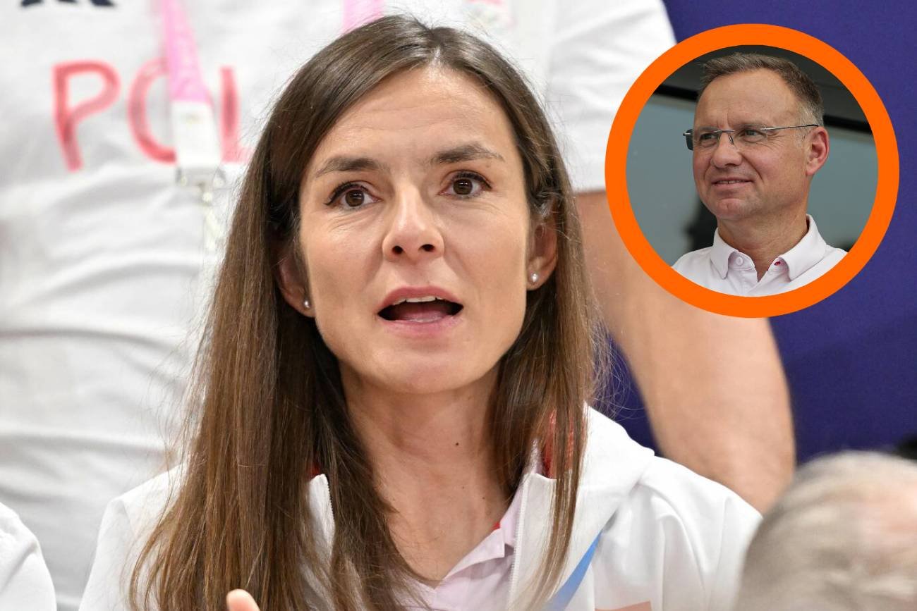 Maja Włoszczowska i Andrzej Duda Maja Włoszczowska i Andrzej Duda