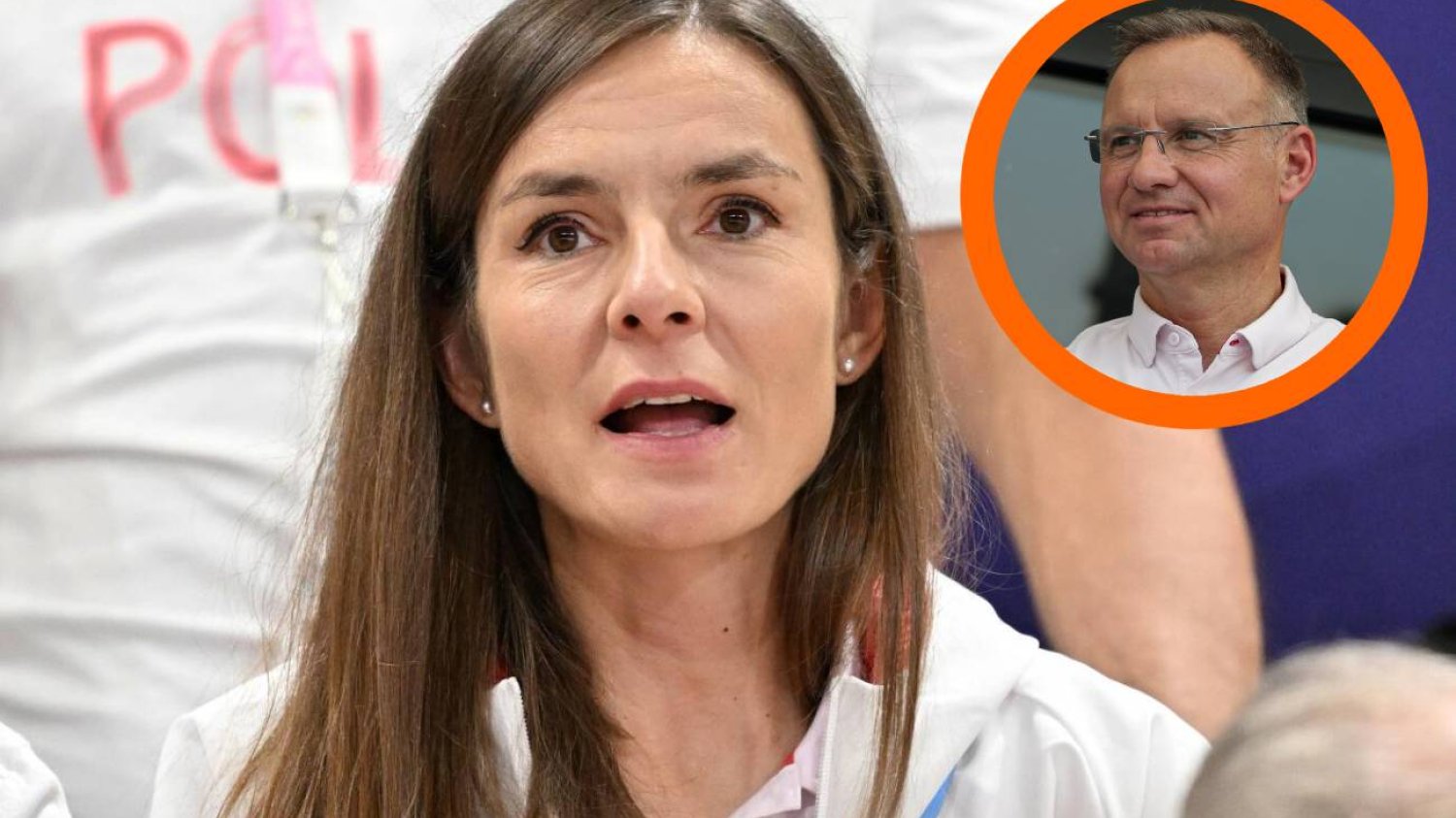 Maja Włoszczowska i Andrzej Duda
