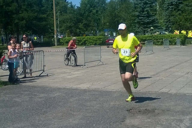 Paweł Lipiec podczas II Biegu RunBertów