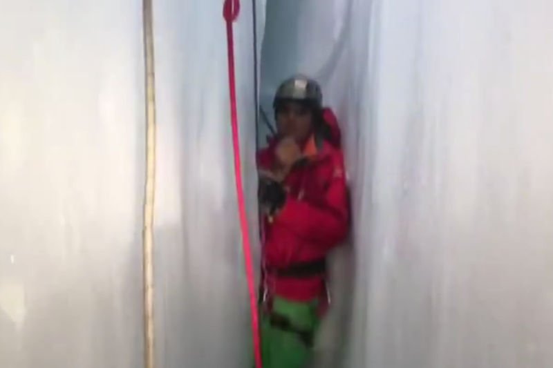 Ciało polskiego alpinisty znaleziono w rejonie masywu Breithorn. Mógł tam zejść tylko jeden ratownik.