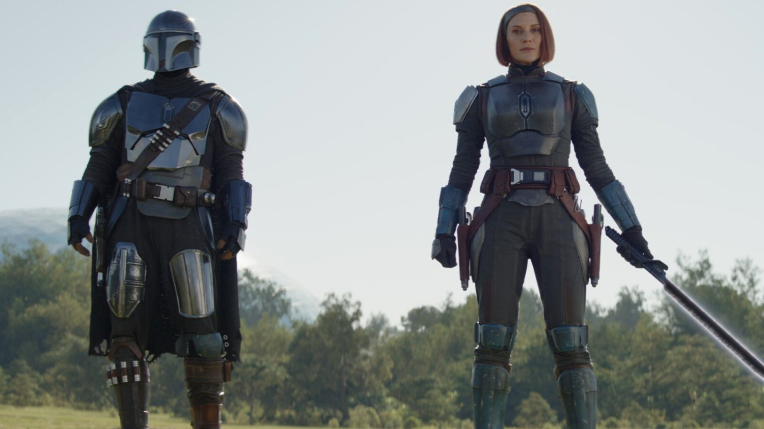 Din Djarin i Bo-Katan Kryze w The Mandalorian, finał 3. sezonu Din Djarin i Bo-Katan Kryze w The Mandalorian