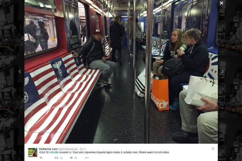 Nazistowski orzeł we fladze USA. Przekroczenie dobrego smaku?