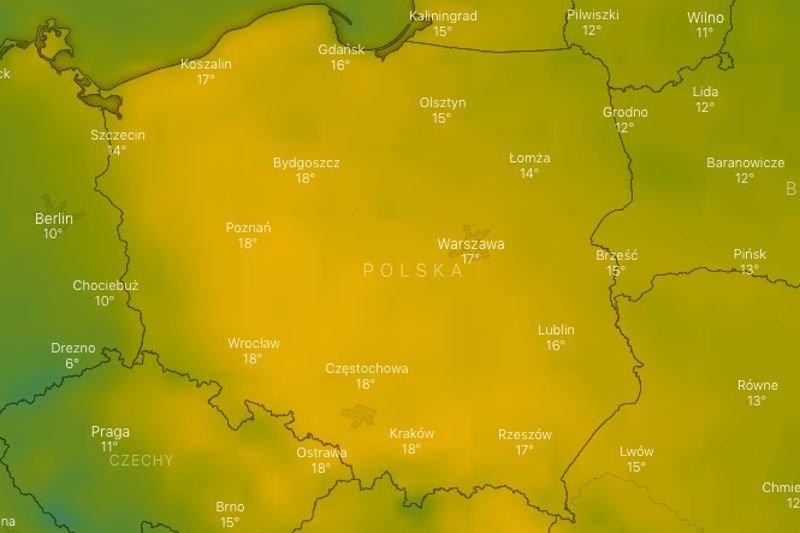 Pogoda zapowiada się naprawdę dobrze.