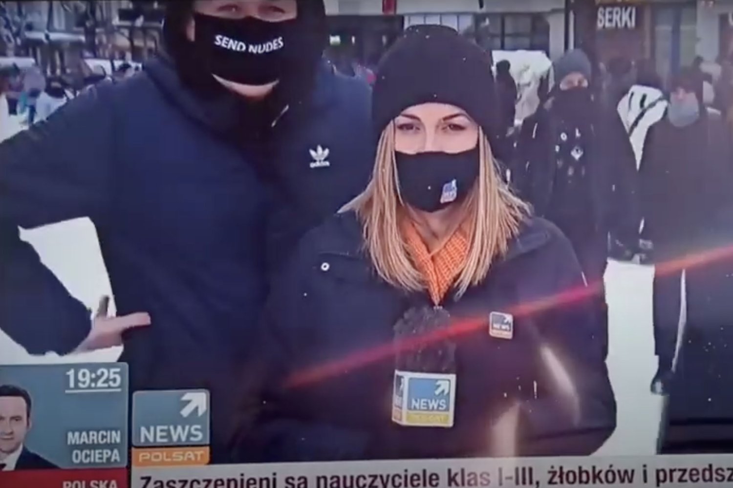 Turysta z Zakopanego wypowiedział się na żywo w Polsat News, co sądzi o PiS-ie