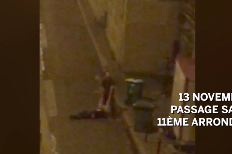 Nagrano moment jednego z ataków w Paryżu