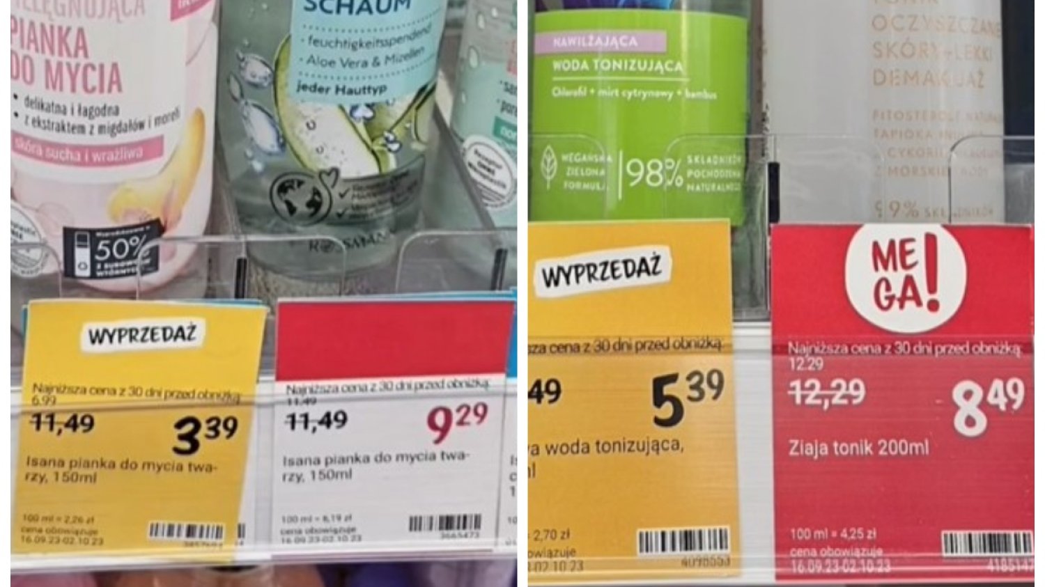 Co oznaczają kolory cenówek w Rossmannie? To wcale nie jest takie oczywiste