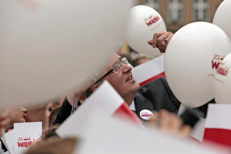 02.06.2014. Prezydent RP Bronisław Komorowski z mieszkańcami Poznania.