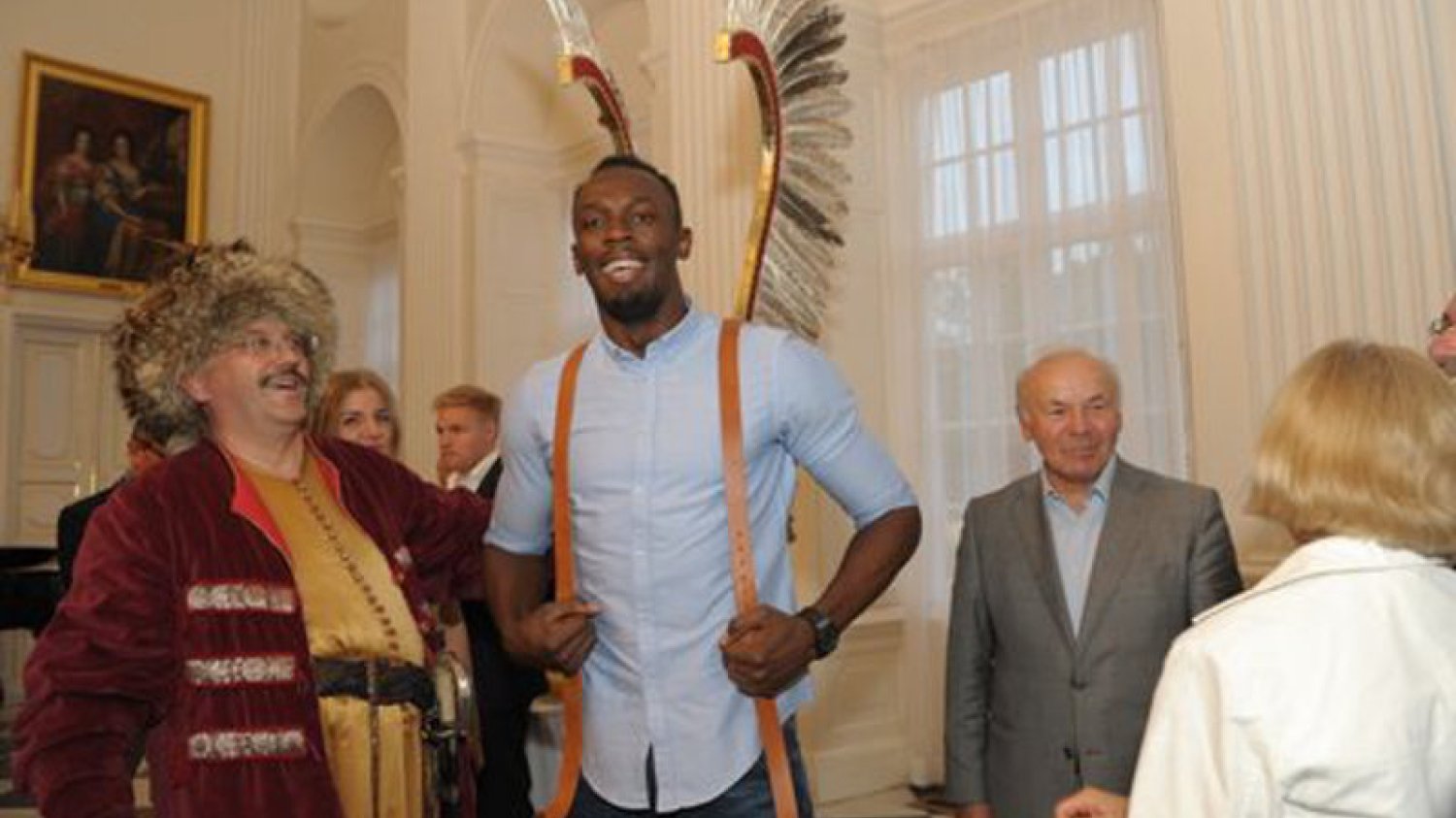 Usain Bolt 28. urodziny świętował w pałacu w warszawskim Wilanowie